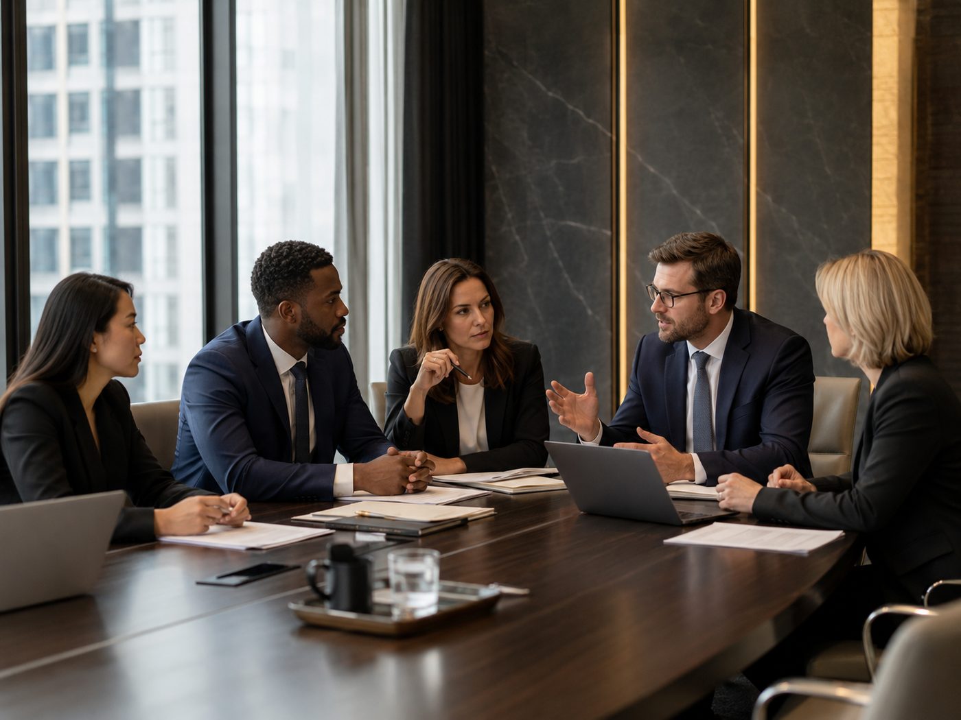 Attorney preparing a criminal defense case