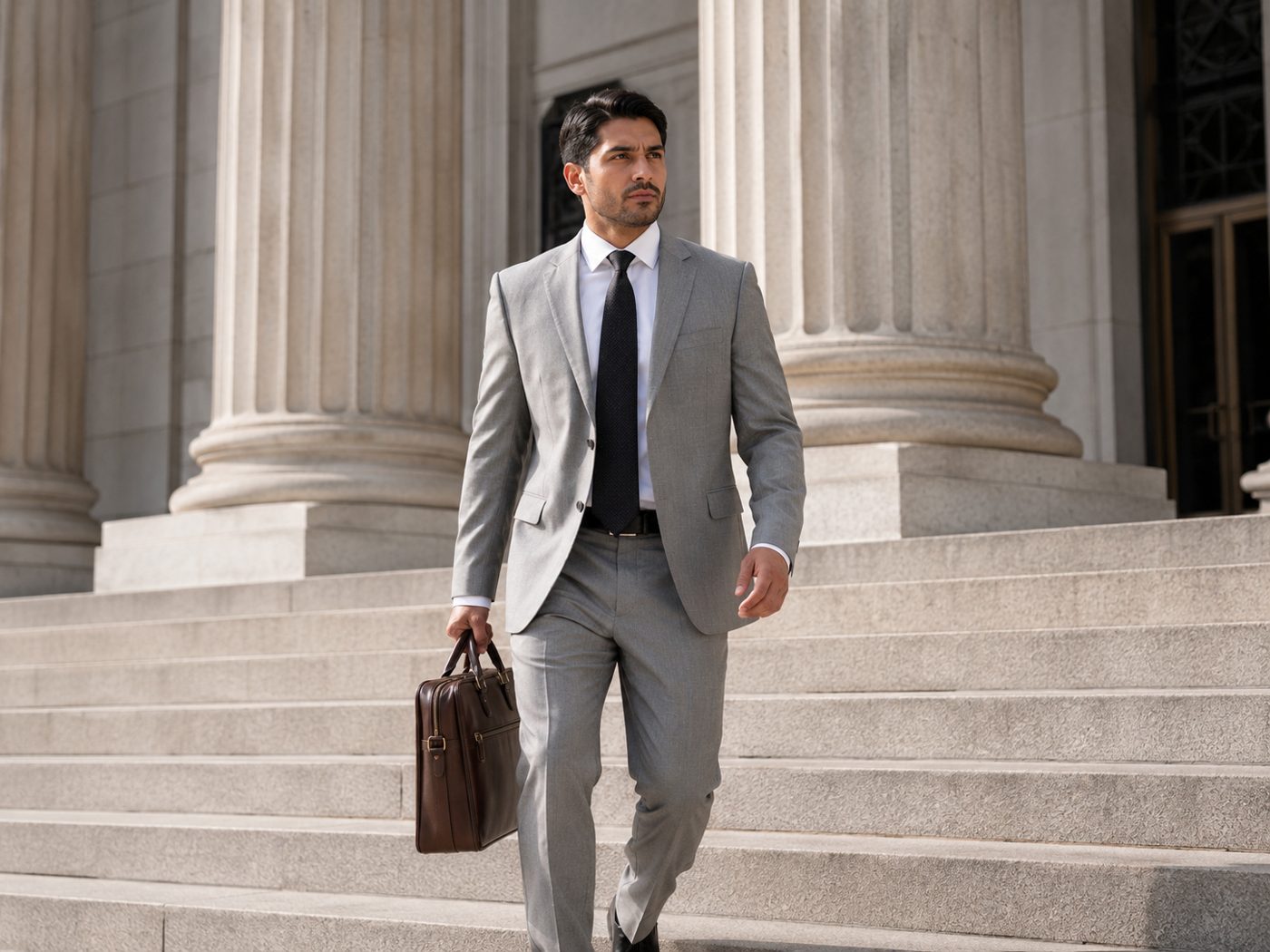 Corporate legal proceeding documents and case files on a conference table